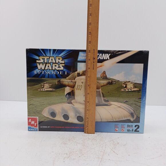 Star Wars Episode 1 Trade Federation Tank Model 1:32 AMT #30122 ~ Sealed Content - Picture 10 of 11